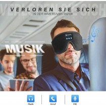Bluetooth Schlafmaske mit Kopfhörer, Kabellose Schlafkopfhörer