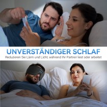 Bluetooth Schlafmaske mit Kopfhörer, Kabellose Schlafkopfhörer