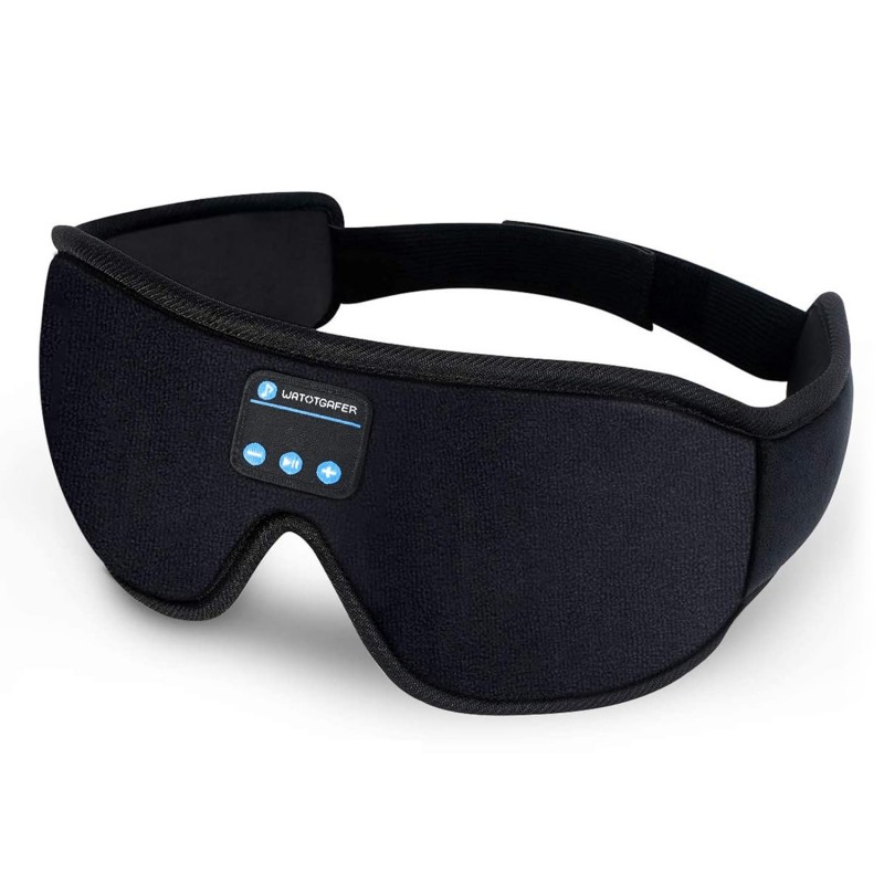 Bluetooth Schlafmaske mit Kopfhörer, Kabellose Schlafkopfhörer