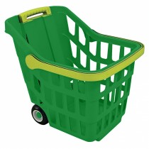 Einkaufs-Trolley, Einkaufswagen aus Kunststoff Grün