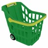 Einkaufs-Trolley, Einkaufswagen aus Kunststoff Grün