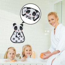 Hängende Netz-Aufbewahrungstasche mit Saugnapf für Badezimmer Panda