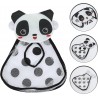 Hängende Netz-Aufbewahrungstasche mit Saugnapf für Badezimmer Panda