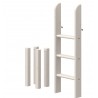 Flexa Classic Pfosten Halbhoch Leiter Senkrecht Weiss