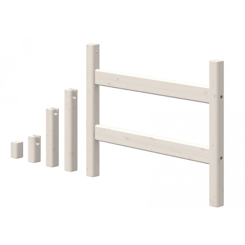 Flexa Classic Pfosten Mittelhoch Kombibett Weiss