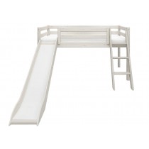 Flexa Halbhochbett Leiter Schräg Rutsche Classic Weiss
