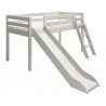 Flexa Halbhochbett Leiter Schräg Rutsche Classic Weiss