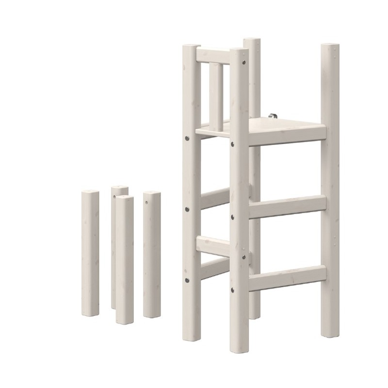 Flexa Classic Plattform Halbhoch Weiss