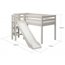 Flexa Classic Absturzsicherung Geteilt Weiss