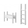 Flexa MDF Bett mittelhoch senkrechte Leiter und Pfosten
