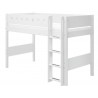 Flexa MDF Bett mittelhoch senkrechte Leiter und Pfosten