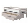 Flexa Bett 90x200 Mit Gästebett 2 Schubladen Classic Grau