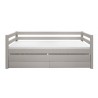 Flexa Bett 90x200 Mit Gästebett 2 Schubladen Classic Grau