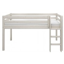 Flexa Halbhochbett Leiter Senkrecht Classic Grau