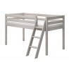 Flexa Halbhochbett Leiter Schräg Classic Grau