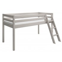 Flexa Halbhochbett Leiter Schräg Classic Grau