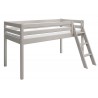 Flexa Halbhochbett Leiter Schräg Classic Grau