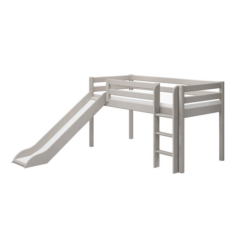 Flexa Halbhochbett Leiter Senkrecht Rutsche Classic Grau