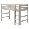 Flexa Mittelhochbett 90x200 Leiter Senkrecht Classic Grau