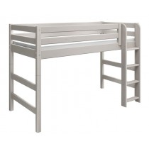 Flexa Mittelhochbett 90x200 Leiter Senkrecht Classic Grau