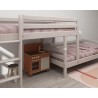 Flexa Etagenbett 90x200 Leiter Senkrecht Classic Grau