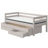 Flexa Ausziehbett Classic 2 Schubladen Grau