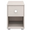 Flexa Classic Nachttisch Grey Transparent  Knöpfe Weiss