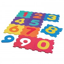 10 Stück Puzzlematte Zahlen