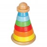 SpielMaus Stehauf-Stapelturm aus Holz 8-teilig