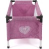 Puppen-Reisebett Jeans Pink