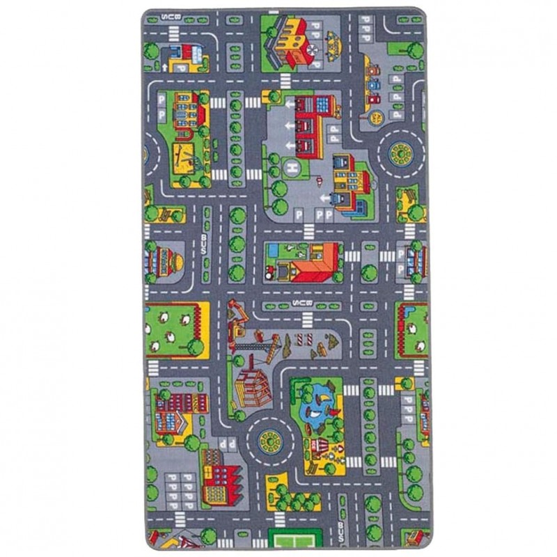 Spielteppich City 100x165cm