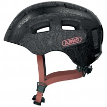 ABUS Kinder Fahrradhelm YOUN-I 2.0 mit LED Rücklicht Grösse S 48-54cm Flower Art