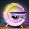 Kabellose Mini Ladelampe, kabelloses Ladegerät, LED-Nachtlicht, Nachttischlampe, Wecker