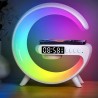 Kabellose Mini Ladelampe, kabelloses Ladegerät, LED-Nachtlicht, Nachttischlampe, Wecker