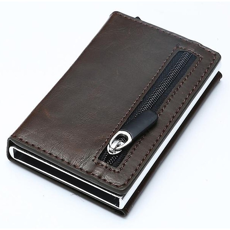 Smart Wallet RFID Kreditkartenhalter Schwarz