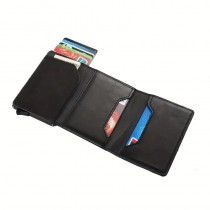 Smart Wallet RFID Kreditkartenhalter Schwarz