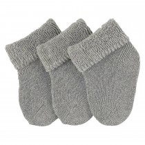 Sterntaler Erstlingssöckchen 3er-Pack 0-4 Monate Grau