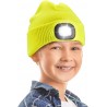 Beanie-Mütze mit LED Licht Universalgrösse Leuchtgelb