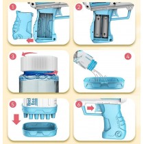 40-Loch Elektrische Seifenblasenmaschine, automatische Seifenblasenpistole