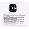 P1 Fashion LED-Digitaluhr mit Silikonarmband 12-Stunden-Anzeige Weiss