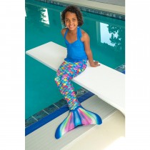 FinFun Meerjungfrau Mermaidens Meerjungfrauflosse Grösse L-XL Rainbow
