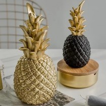 Goldene Ananas Dekoration 15cm