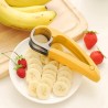 Edelstahl Bananenschneider Gemüseschneider Wurstschneider Obstschneider