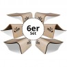 Graw Jump Ramps Skate Rampe J-Serie 6er-Set