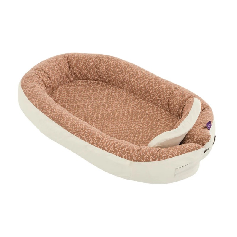 Träumeland Babynest Comfort Home Fische Braun