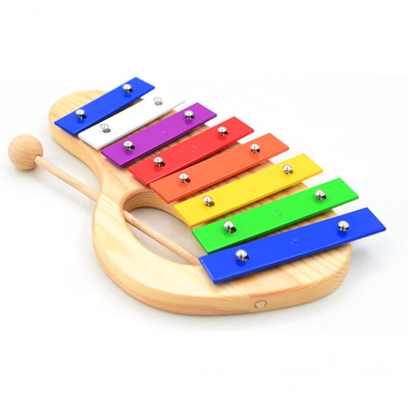 Boogie Bee Xylophon Holz Metallophon mit 8 Noten