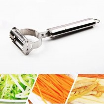 Obst und Gemüse Schäler 2-in-1 aus Edelstahl