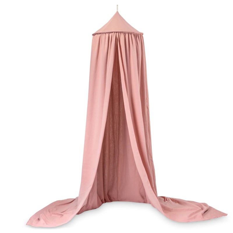 Julius Zöllner Baldachin aus Baumwollmusselin Dusty Rose