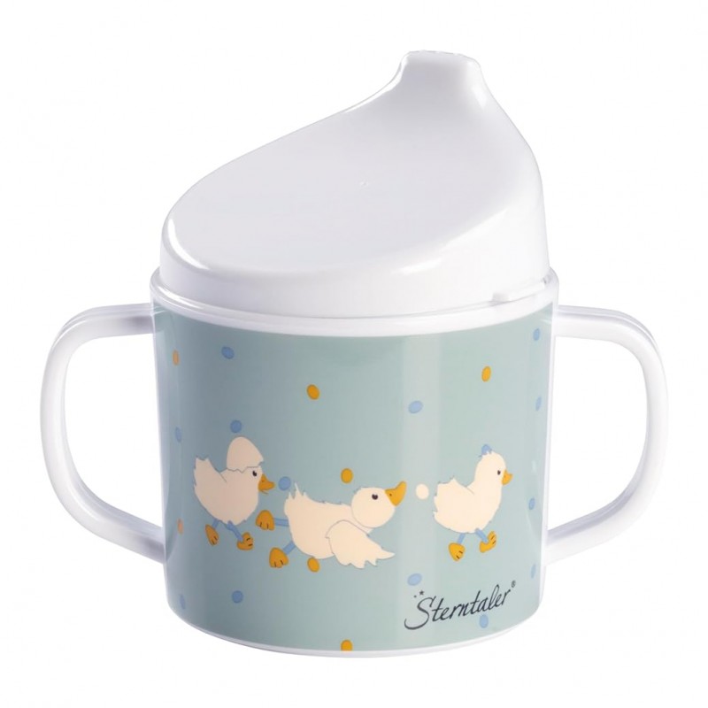 Sterntaler Henkeltasse mit Trinkaufsatz Ente Edda