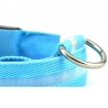 Aufladbares LED-Hundehalsband Grösse XL - 53-57cm Blau